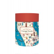New York Map Vintage Pussel 500 bitar